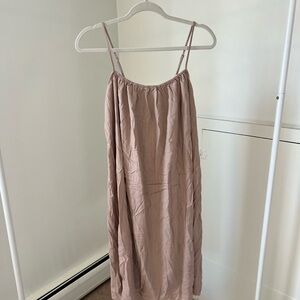 Blush Pink Spaghetti Strap Dress